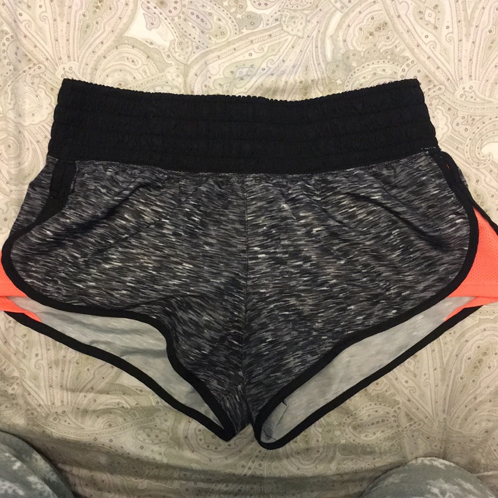 Grey running shorts